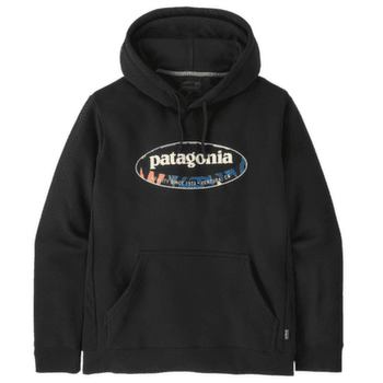 Hanorac Patagonia ’95 Oval Logo Uprisal Hoody Men Black: Kaleido