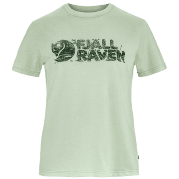 Tricou cu mânecă scurtă Fjällräven Lush Logo T-Shirt Women Soft Jade