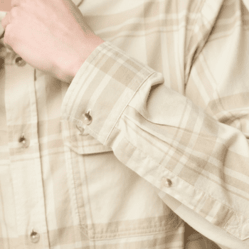 Cămașă cu mânecă lungă Fjällräven ÖVIK LITE FLANNEL SHIRT MEN Dark Navy-Chalk White