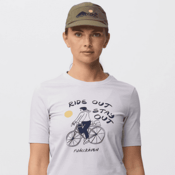 Tricou cu mânecă scurtă Fjällräven HOJA IVÄG T-SHIRT WOMEN Green