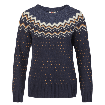 Pulover Fjällräven Övik Knit Sweater Women Dark Navy