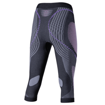 Colanți 3/5 UYN Evolutyon UW Pants Medium Melange Women Anthracite Melange/Raspberry/Purple