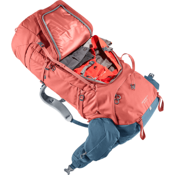 Rucsac deuter Aircontact X 80+15 SL redwood-ink