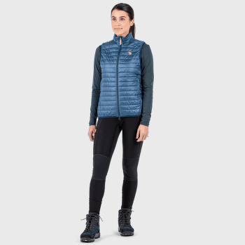 Vesta Fjällräven Abisko Padded Vest Women Laurel Green