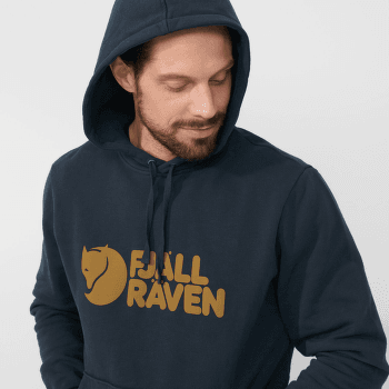 Hanorac Fjällräven Fjällräven Logo Hoodie Men Deep Forest