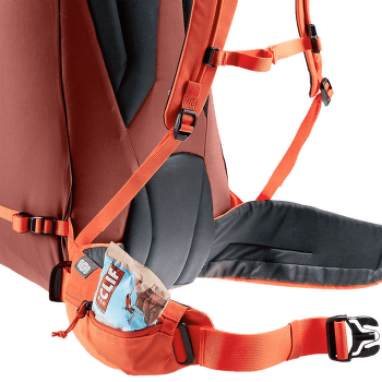 Rucsac deuter Guide 34+8 redwood-papaya