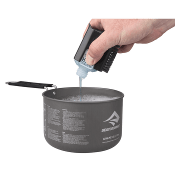 Set Sea to Summit Camp Kitchen Pot Scrubber 2 Piece Set Black-Black