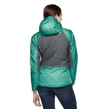 Jachetă Black Diamond Vision Hybrid Hoody Women Dark Patina