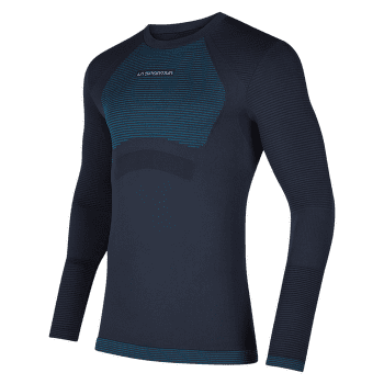 Tricou cu mânecă lungă La Sportiva SYNTH LIGHT LONGSLEEVE Men Storm Blue/Electric Blue