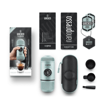 Aparat de cafea Wacaco Nanopresso + case arctic blue