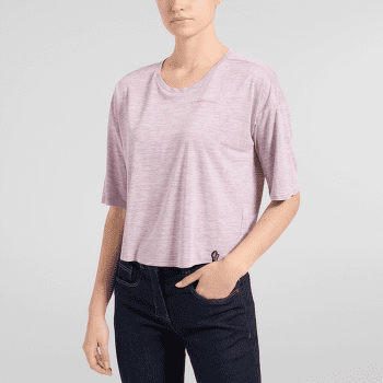 Tricou cu mânecă scurtă La Sportiva CAVE PAINT T-SHIRT Women Carbon/Cherry Tomato