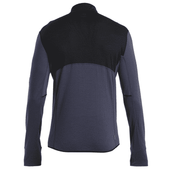 Hanorac Icebreaker Merino 200 Realfleece™ Descender LS Half Zip Men BLACK/GRAPHITE/CB