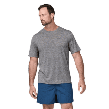 Tricou cu mânecă scurtă Patagonia Cap Cool Daily Graphic Shirt - Waters Forgotten Island: Concrete Purple X-Dye