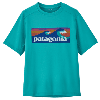 Tricou cu mânecă scurtă Patagonia Cap SW T-Shirt Kids Boardshort Logo: Subtidal Blue