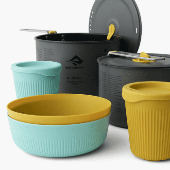 Farfurii Sea to Summit Frontier UL Two Pot Cook Set - [2P] [6 Piece]