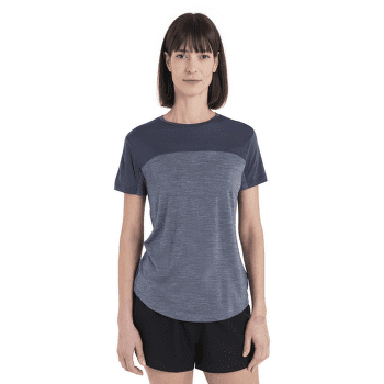 Tricou cu mânecă scurtă Icebreaker Merino 125 Cool-Lite Sphere III SS Tee Colour Block Women CEDAR WOOD/BITTERSWEET/CB