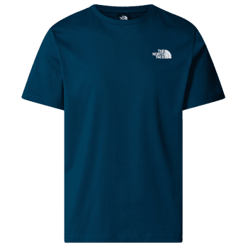 Tricou cu mânecă scurtă The North Face S/S REDBOX TEE Men MIDNIGHT PETROL/TNF RED