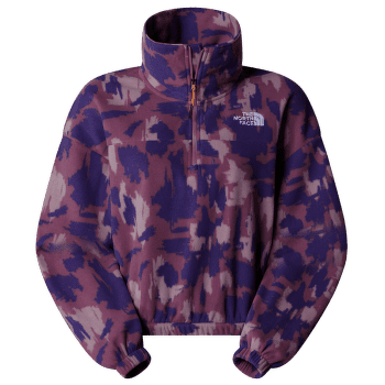 Jachetă The North Face MOUNTAIN ATHLETICS FLEECE PRINT Women MIDNIGHT MAUVE PAINTED