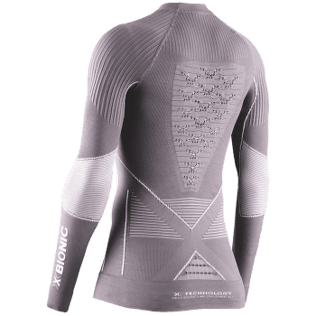 Tricou cu mânecă lungă X-Bionic Energy Accumulator 4.0 Shirt Round Neck Women Dusty Lavender/Arctic White