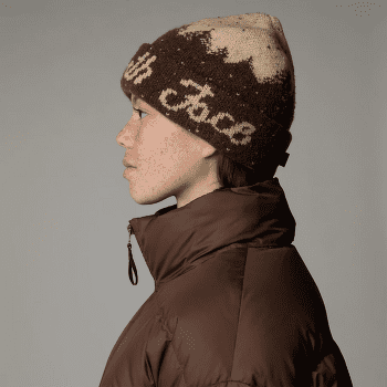 Căciuli The North Face CABIN MOUNTAINSCAPE BEANIE SMOKEY BROWN/GRAVEL