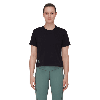 Tricou cu mânecă scurtă Mammut Massone T-Shirt Cropped Women Patch 3778 mammut red