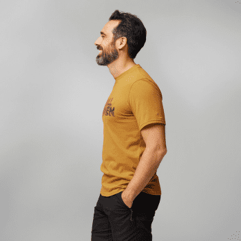Tricou cu mânecă scurtă Fjällräven Lush Logo T-Shirt Men Acorn