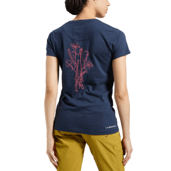 Tricou cu mânecă scurtă La Sportiva CLIMB FLOWER T-SHIRT Women Rosebay