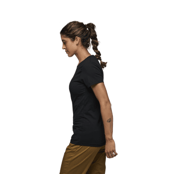 Tricou cu mânecă scurtă Black Diamond Heritage Wordmark SS Tee Women Indigo