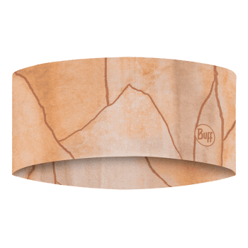 Bandă pentru cap Buff Coolnet UV Wide Headband MOUTAH APRICOT