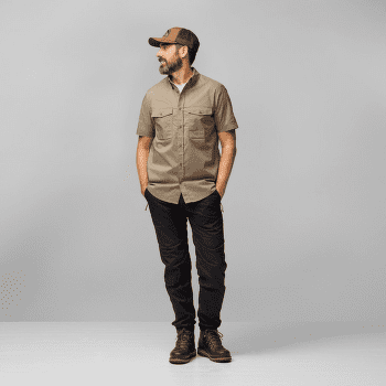 Cămașă cu mânecă scurtă Fjällräven Övik Air Stretch SS Shirt Men Laurel Green