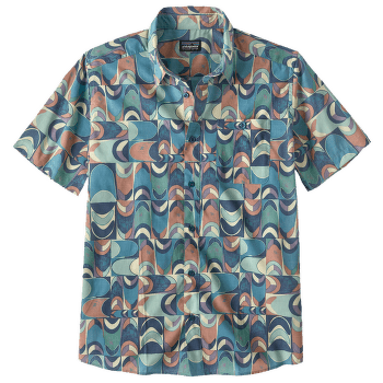 Cămașă cu mânecă scurtă Patagonia Go To Shirt Men Swallowtail Geo: Still Blue