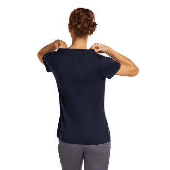 Tricou cu mânecă scurtă Icebreaker Merino 150 Tech Lite SS Scoop Tee Panax Women Midnight Navy