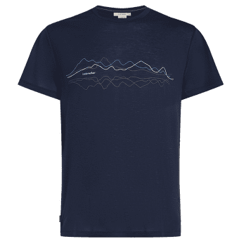 Tricou cu mânecă scurtă Icebreaker Merino Blend Core SS Tee Icebreaker Men Midnight Navy