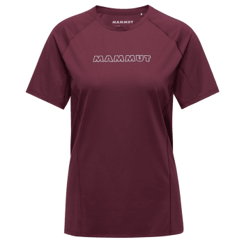 Tricou cu mânecă scurtă Mammut Selun FL T-Shirt Women Logo 3800 vin