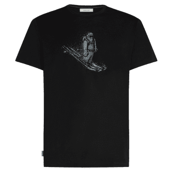 Tricou cu mânecă scurtă Icebreaker Merino 150 Tech Lite SS Tee Skiing Yeti Men BLACK