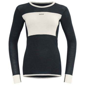 Tricou cu mânecă lungă Devold Wool Mesh Shirt Women (151-226) 284C INK/OFFWHITE