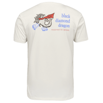Tricou cu mânecă scurtă Black Diamond Dragon SS Tee Men Off White