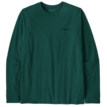 Tricou cu mânecă lungă Patagonia Long-Sleeved P-6 Logo Responsibili-Tee Men Cascade Green