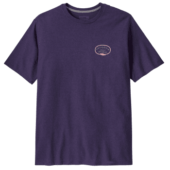 Tricou cu mânecă scurtă Patagonia Clean Climb Roots Responsibili-Tee Men Plummet Purple