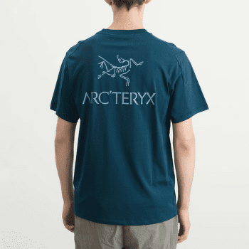 Tricou cu mânecă scurtă Arcteryx Kragg SL Cotton Bird Word SS Men Nightscape / Lt Night
