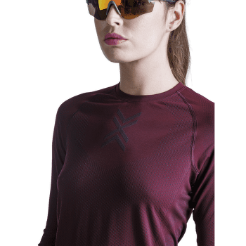 Tricou cu mânecă lungă X-Bionic X-Bionic® XCeed Run Shirt LS Women Oxide Red/X Black