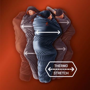 Sac de dormit deuter Exosphere -6° EL umbra-paprika