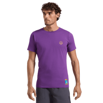 Tricou cu mânecă scurtă La Sportiva Climbing on the Moon T-Shirt Men Nero/Giallo