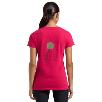 Tricou cu mânecă scurtă La Sportiva STONE T-SHIRT Women Azalea/Redwood