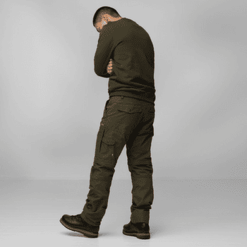 Pantaloni Fjällräven KARL PRO ZIP-OFF TROUSERS Men Suede Brown