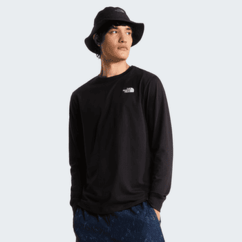 Tricou cu mânecă lungă The North Face Evolution Box NSE Regular Long Sleeve Men TNF BLACK/TNF WHITE