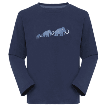 Tricou cu mânecă lungă Mammut MAMMUT CORE LONGSLEEVE KIDS LOGO marine 5118