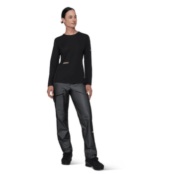 Pantaloni Mammut EIGER NORDWAND LIGHT HS PANTS WOMEN black 0001