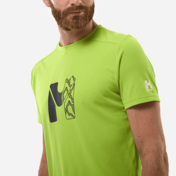 Tricou cu mânecă scurtă Millet KAMET MAP TS SS Men MACAW GREEN