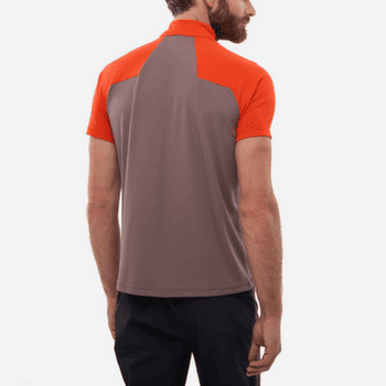 Tricou cu mânecă scurtă Millet KAMET TS ZIP SS Men CORONET BLUE/SAPHIR